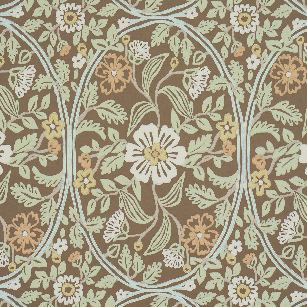 Purchase 5016272 | Garden Guild, Sage - Schumacher Wallpaper