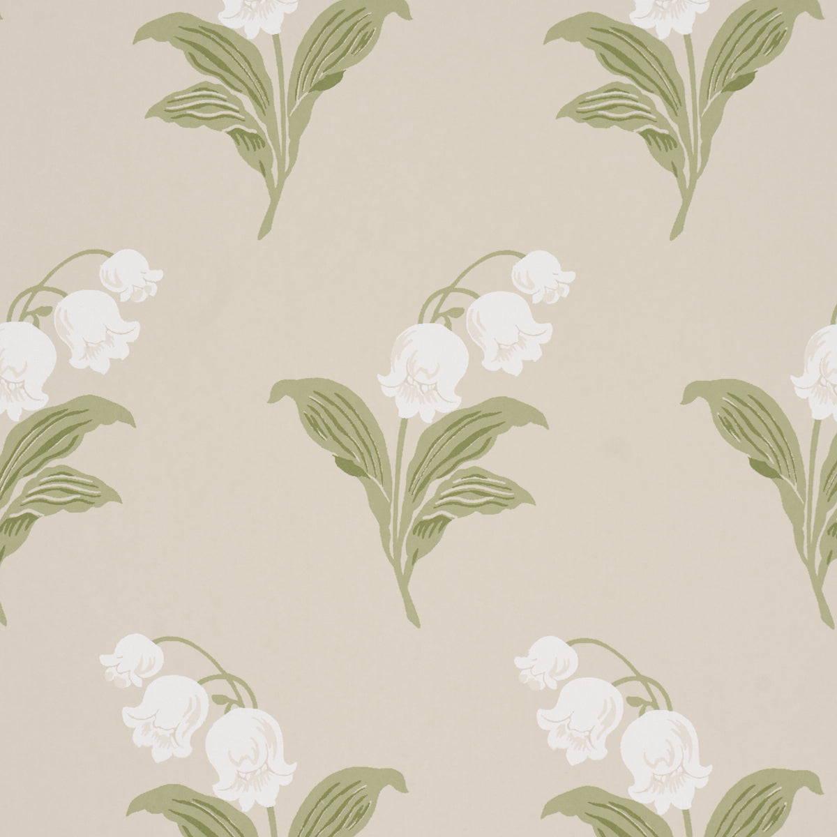 Purchase 5016281 | Lily Of The Valley, Spring - Schumacher Wallpaper