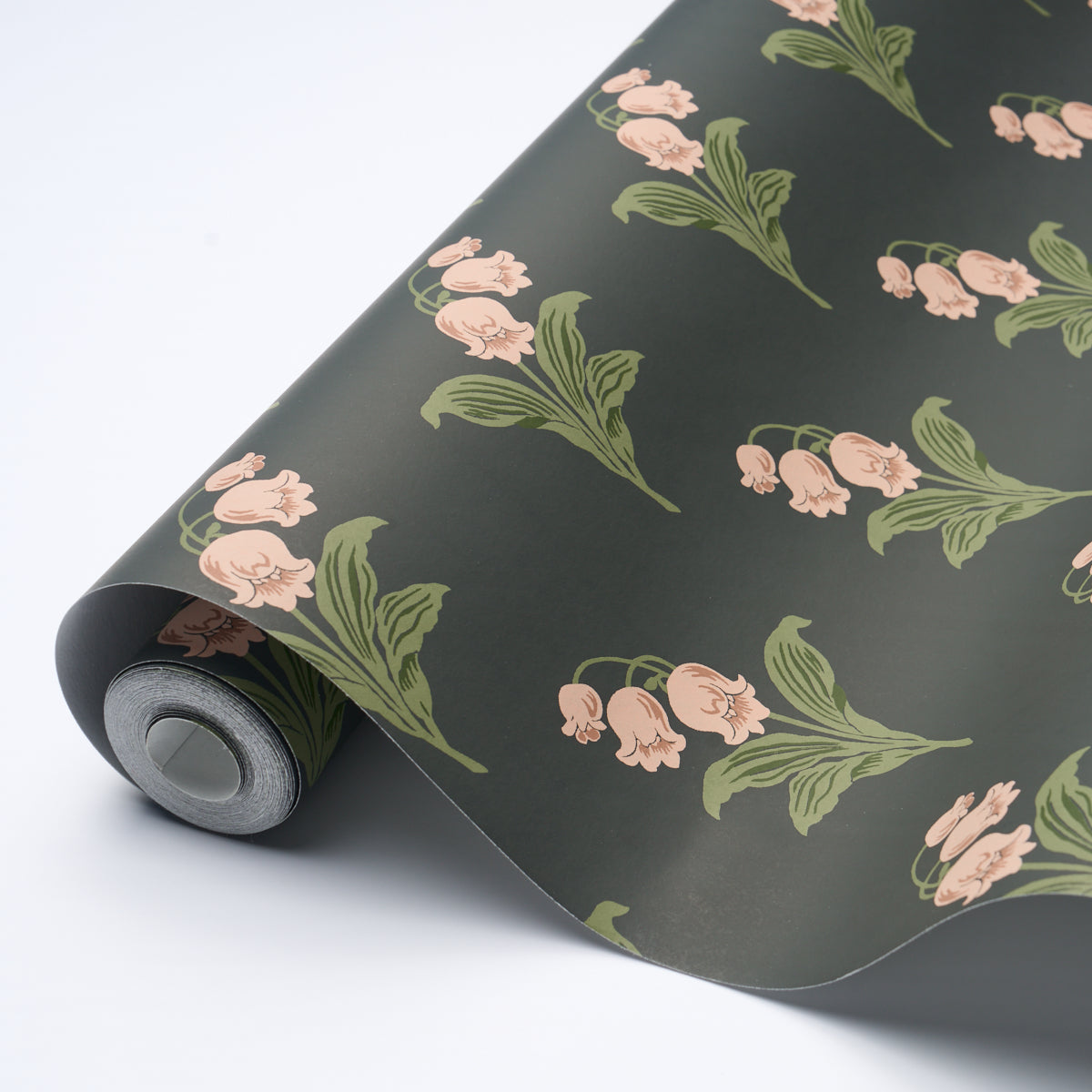 Purchase 5016282 | Lily Of The Valley, Midnight - Schumacher Wallpaper