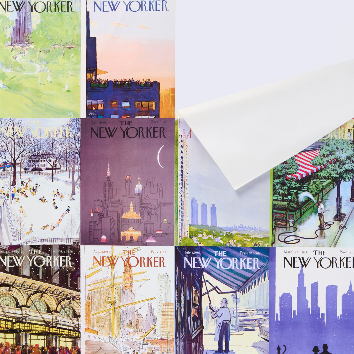 Purchase 5016330 | The New Yorker City-View Covers, Multicolor - Schumacher Wallpaper