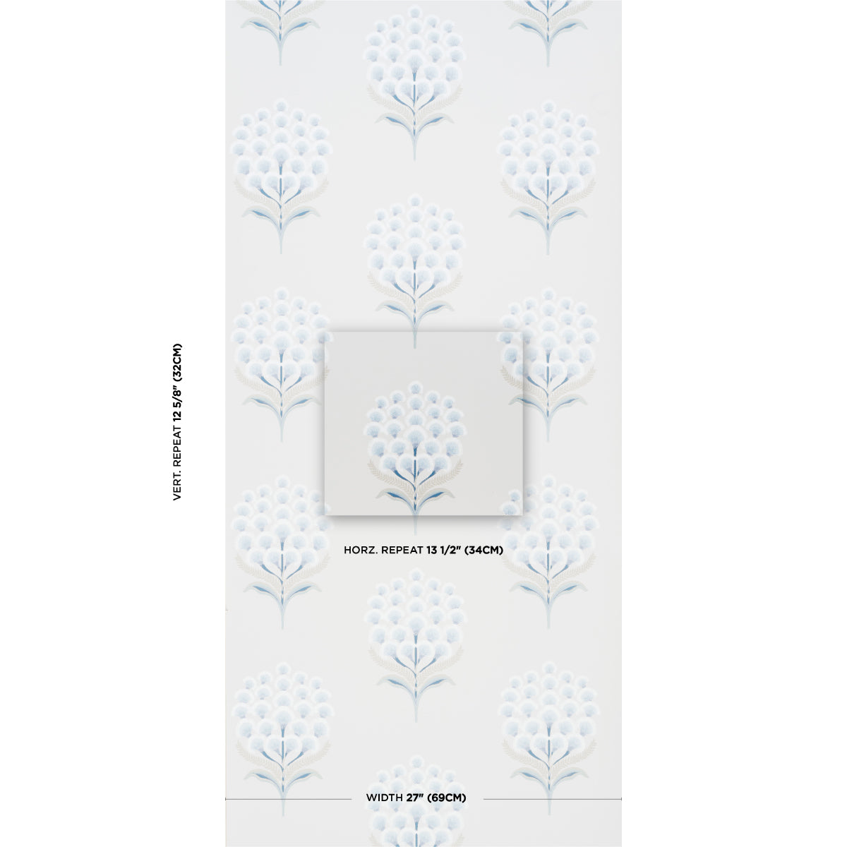 Purchase 5016341 | Aurelia, Porcelain - Schumacher Wallpaper