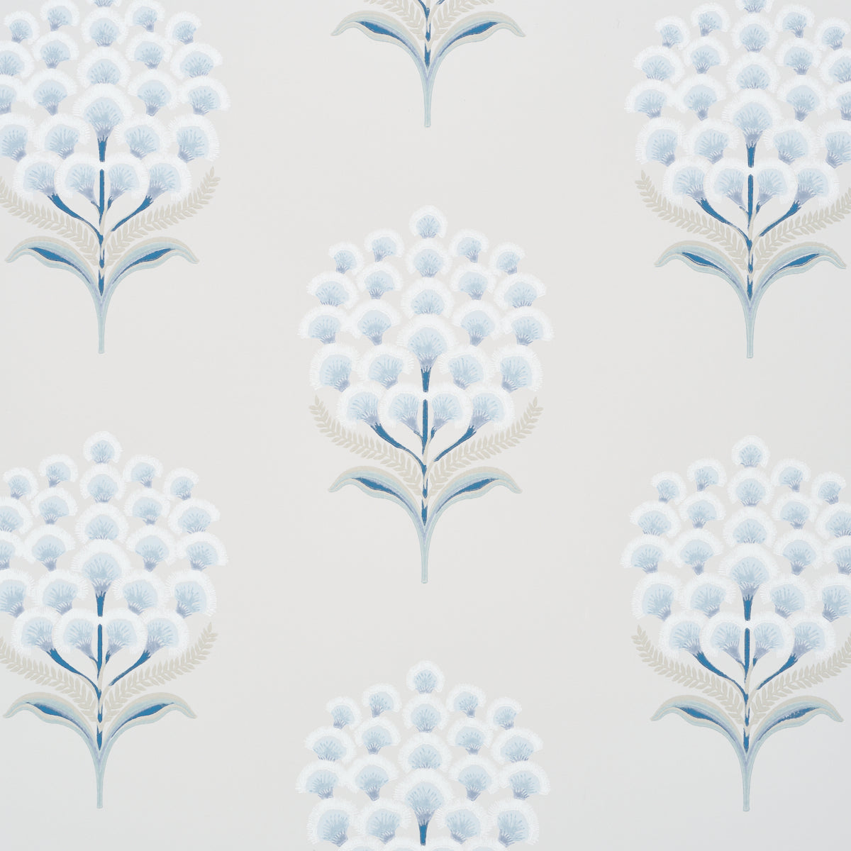 Sample - 5016341 | Aurelia, Porcelain - Schumacher Wallpaper