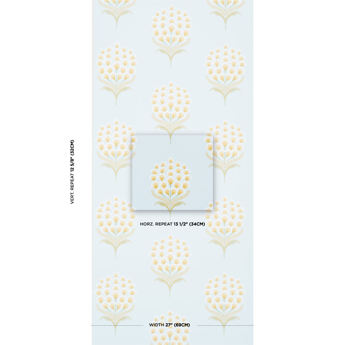 Purchase 5016342 | Aurelia, Sky - Schumacher Wallpaper