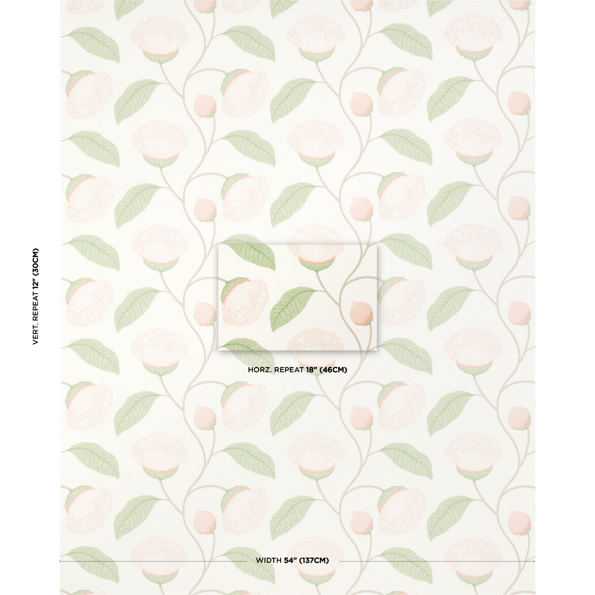 Purchase 5016360 | Celinda, Blush - Schumacher Wallpaper