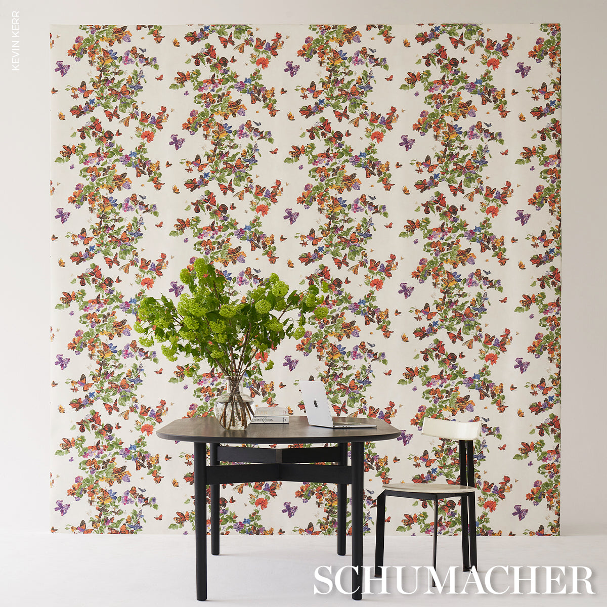 Purchase 5016380 | Pyne Butterfly, Monarch Orange - Schumacher Wallpaper