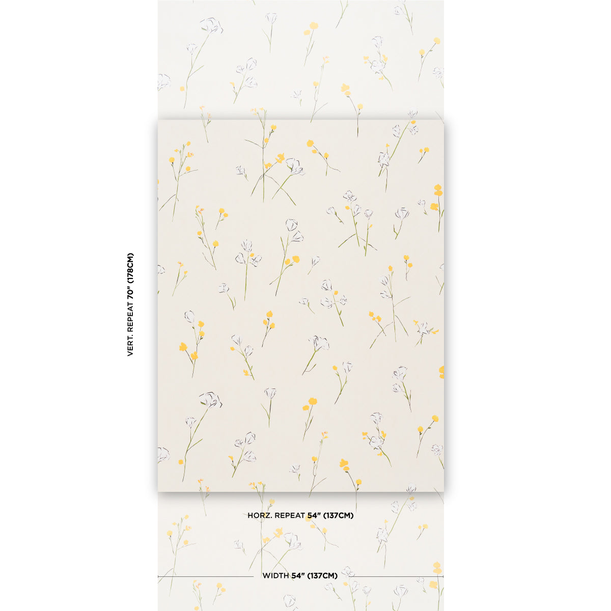 Purchase 5016400 | Alex'S Floral, Daffodil - Schumacher Wallpaper