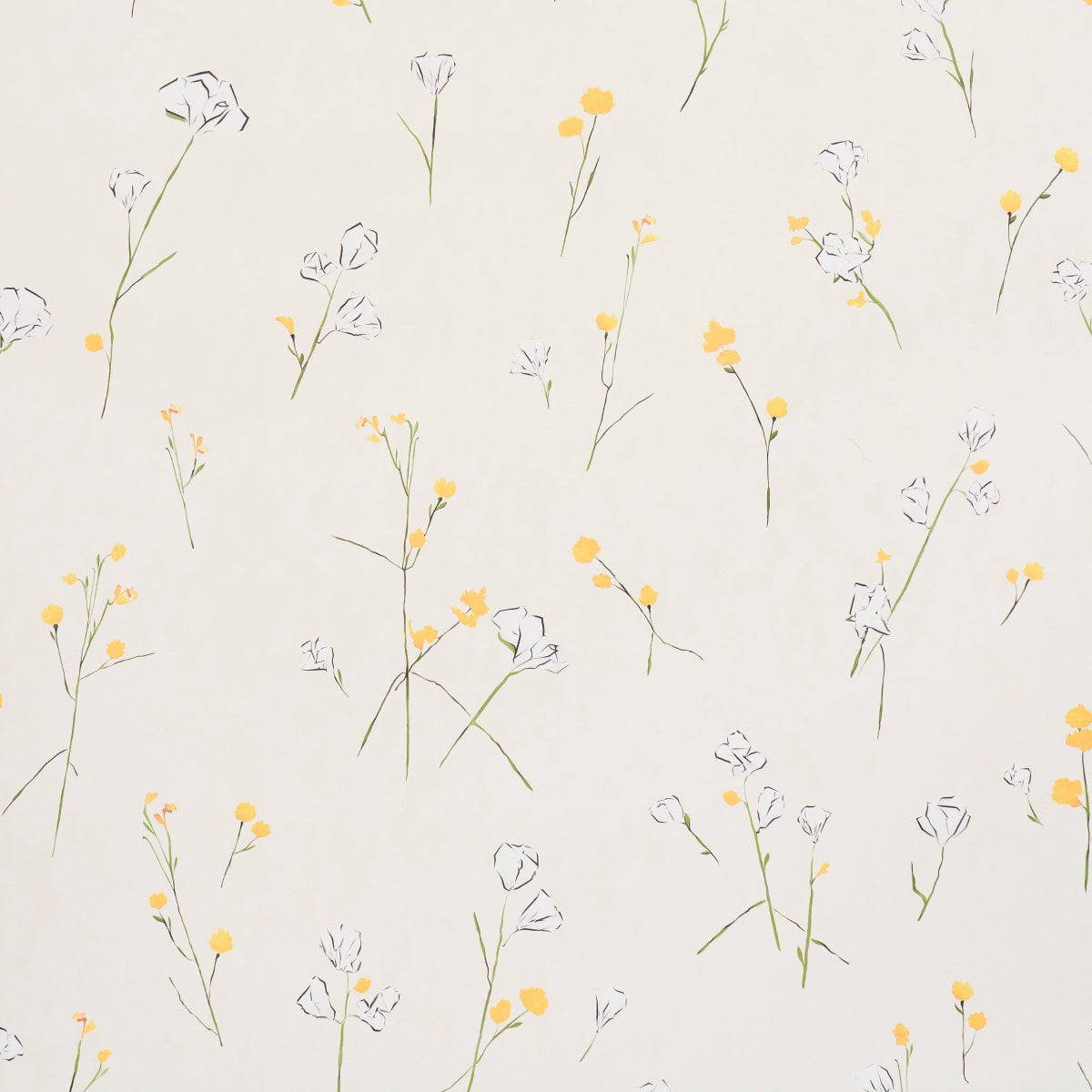 Purchase 5016400 | Alex'S Floral, Daffodil - Schumacher Wallpaper