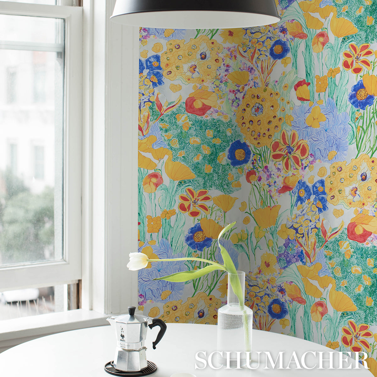 Purchase 5016420 | Frank'S Garden, Primary - Schumacher Wallpaper