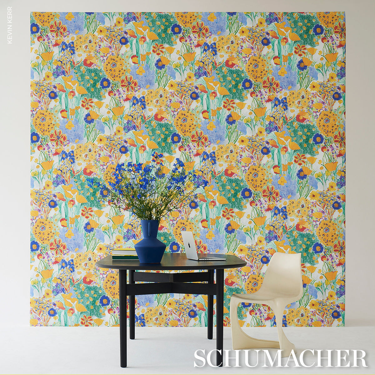 Purchase 5016420 | Frank'S Garden, Primary - Schumacher Wallpaper