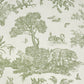 Purchase 5016441 | Western Toile, Olive - Schumacher Wallpaper