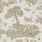 Purchase 5016442 | Western Toile, Stone - Schumacher Wallpaper