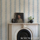 Purchase 5016451 | Coral Stripe, Blue - Schumacher Wallpaper