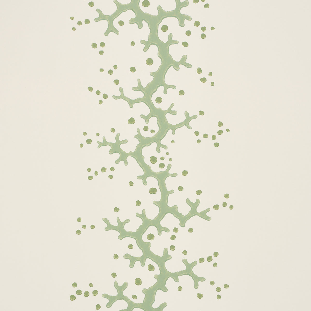 Purchase 5016452 | Coral Stripe, Green - Schumacher Wallpaper