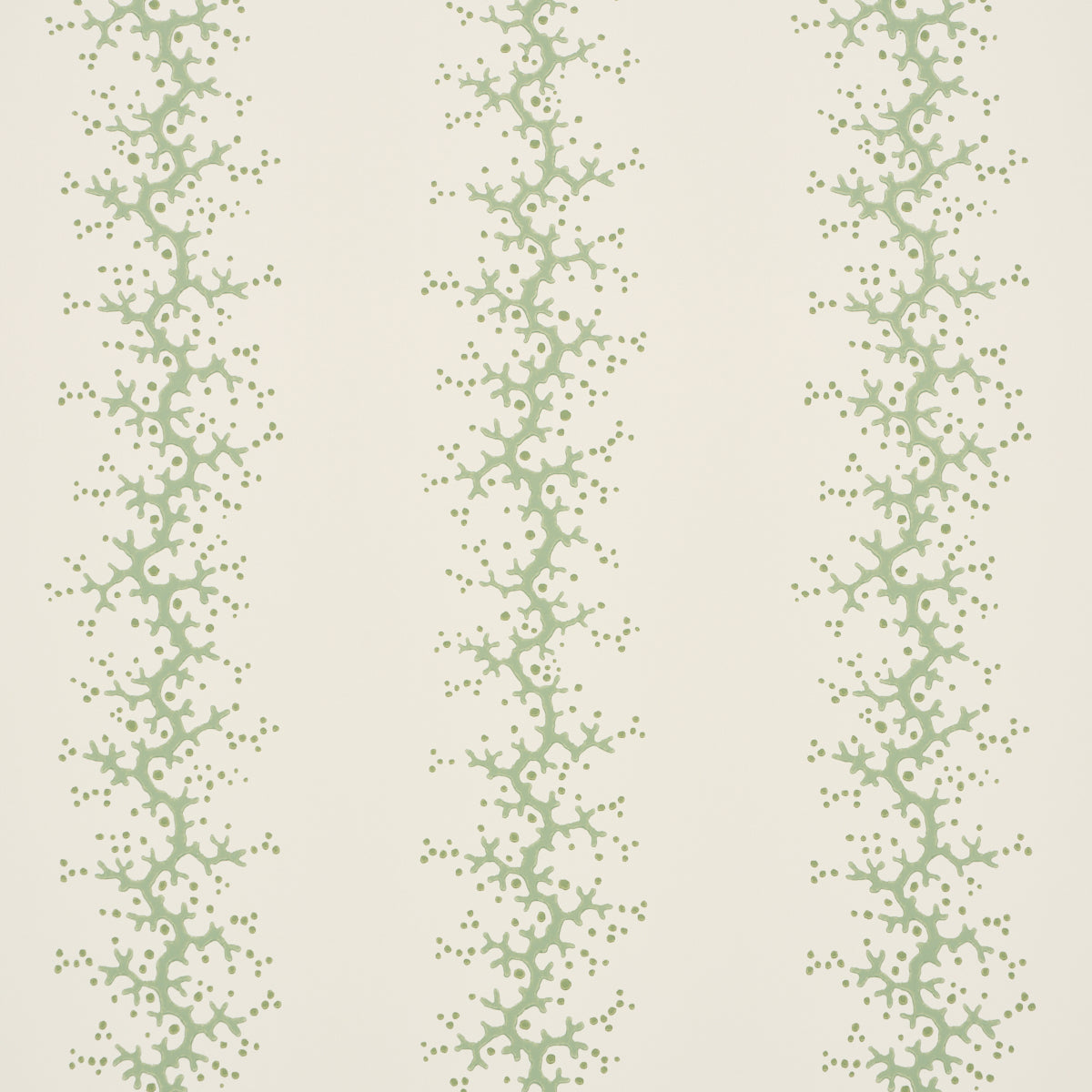 Purchase 5016452 | Coral Stripe, Green - Schumacher Wallpaper