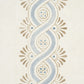 Purchase 5016460 | Leonidis Stripe, Blue - Schumacher Wallpaper