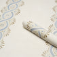 Purchase 5016460 | Leonidis Stripe, Blue - Schumacher Wallpaper