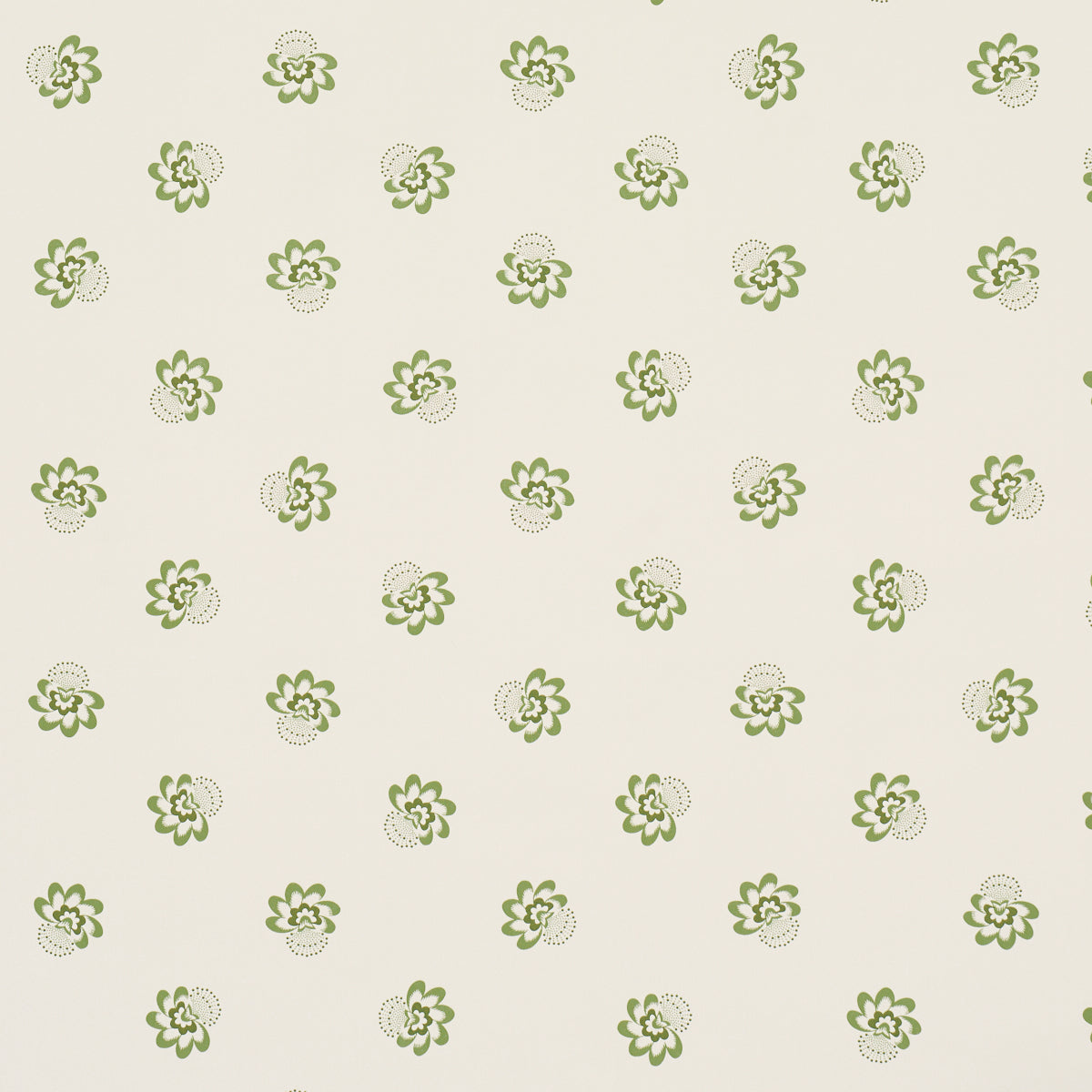 Purchase 5016482 | Auclair Floral, Green - Schumacher Wallpaper