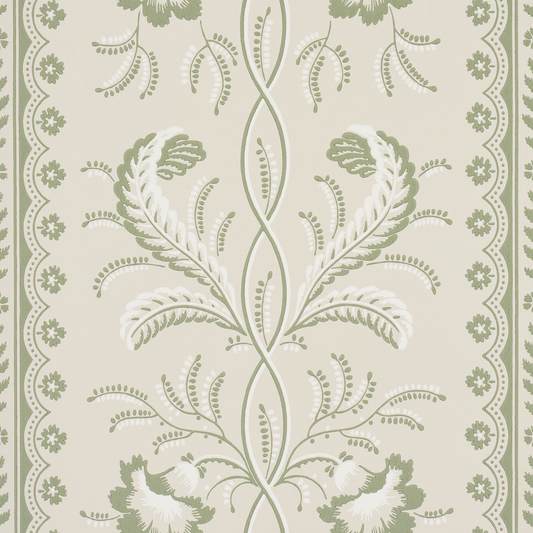 Purchase 5016491 | Bell Flowers, Green - Schumacher Wallpaper