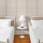 Purchase 5016492 | Bell Flowers, Neutral - Schumacher Wallpaper