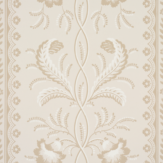 Purchase 5016492 | Bell Flowers, Neutral - Schumacher Wallpaper