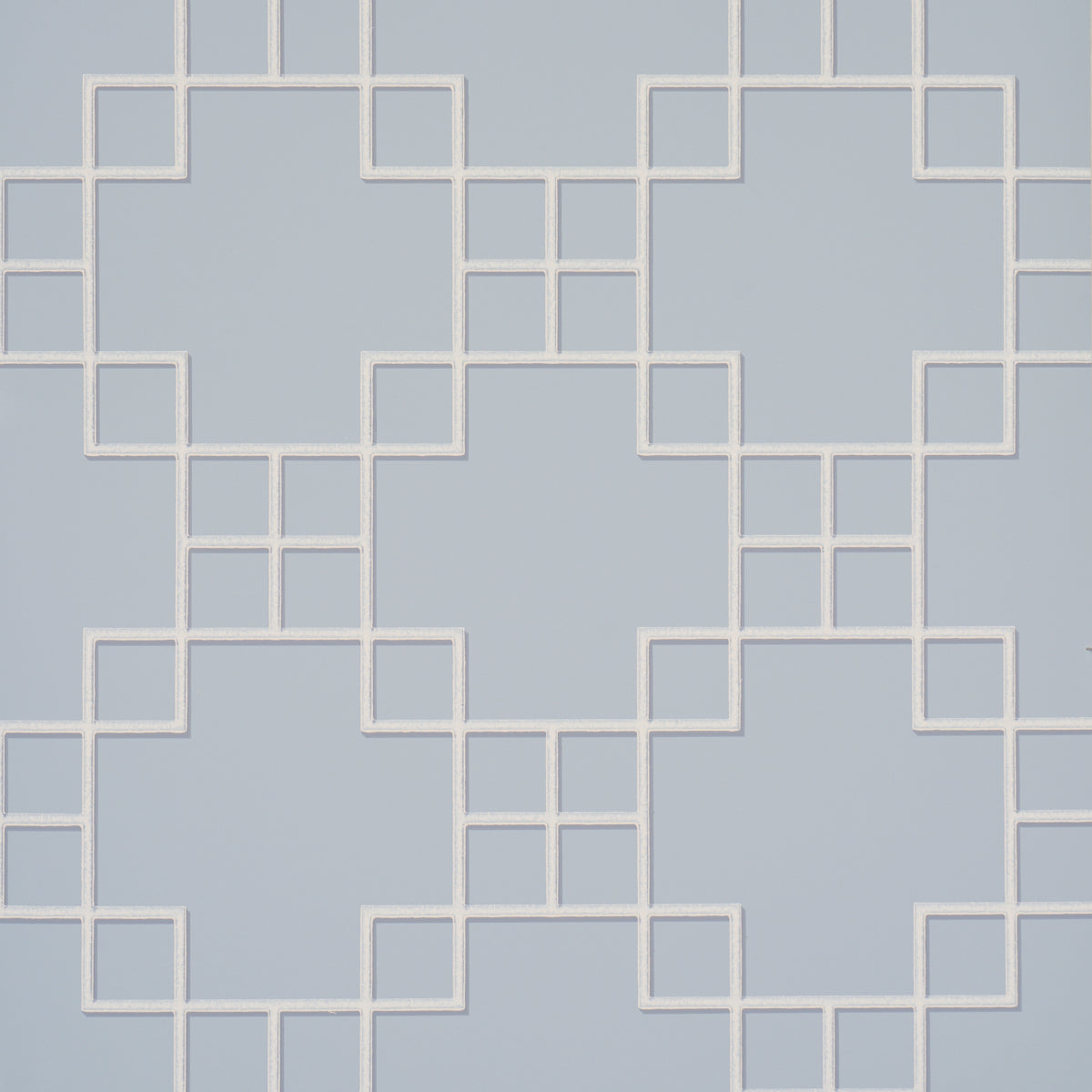 Purchase 5016501 | Georgette Trellis, Light Blue - Schumacher Wallpaper