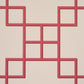 Purchase 5016502 | Georgette Trellis, Red - Schumacher Wallpaper