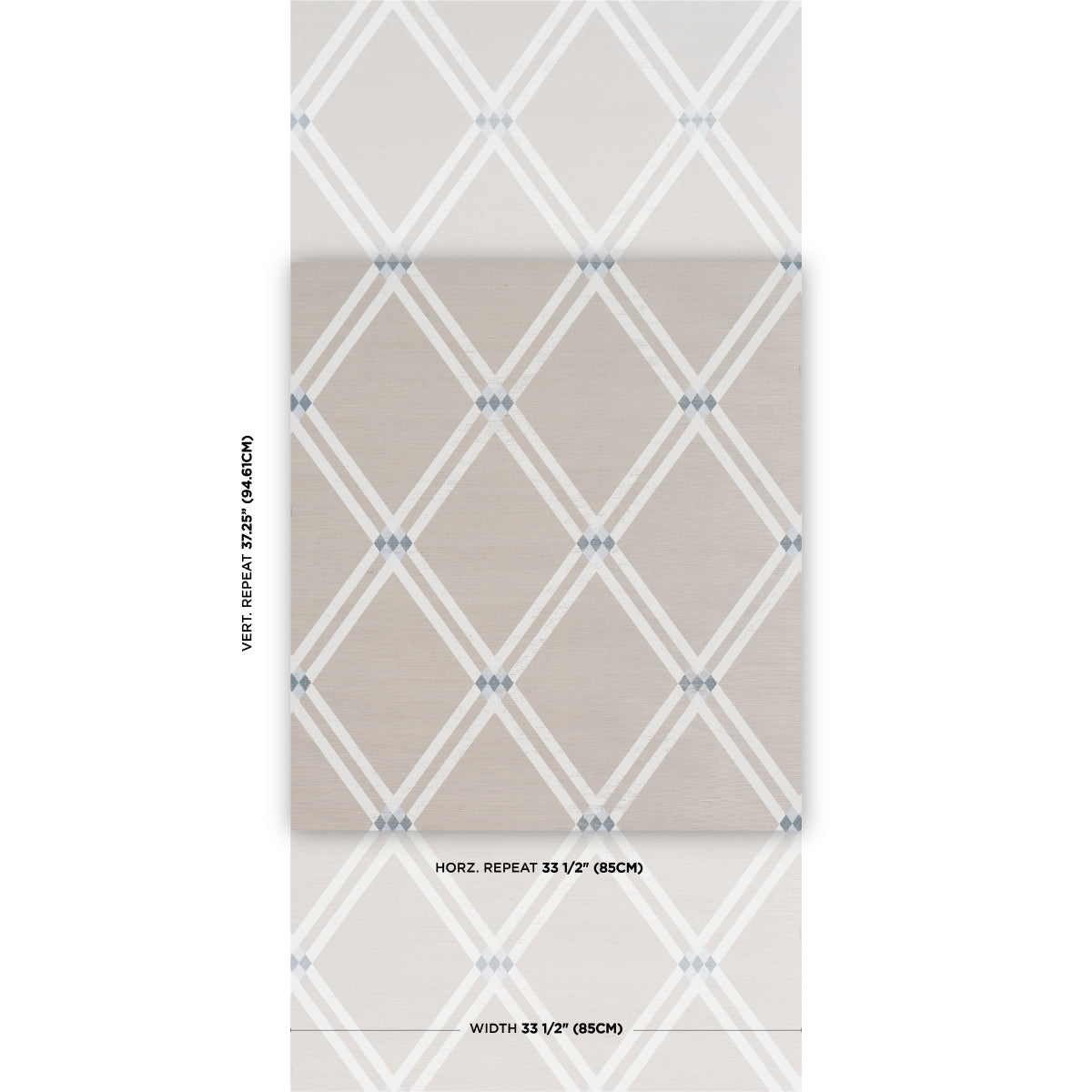 Purchase 5016542 | Asolo Sisal, Sky - Schumacher Wallpaper