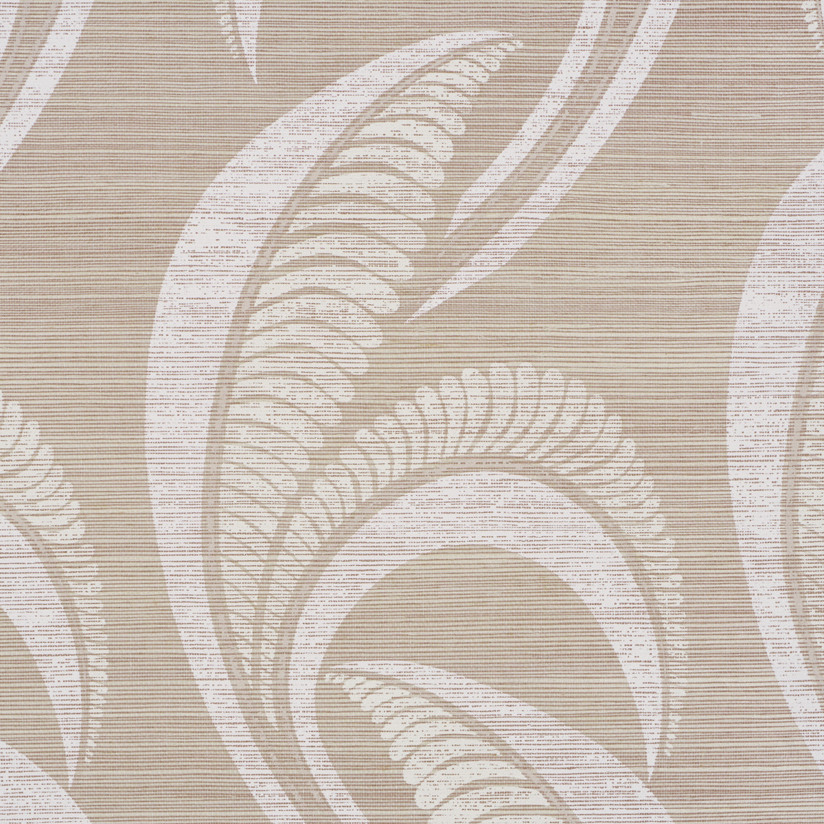 Purchase 5016551 | Banana Leaf Sisal, Silver - Schumacher Wallpaper