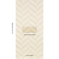 Purchase 5016560 | Staggered Chevron Sisal, Ivory - Schumacher Wallpaper