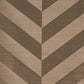 Purchase 5016561 | Staggered Chevron Sisal, Brown - Schumacher Wallpaper