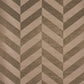 Purchase 5016561 | Staggered Chevron Sisal, Brown - Schumacher Wallpaper