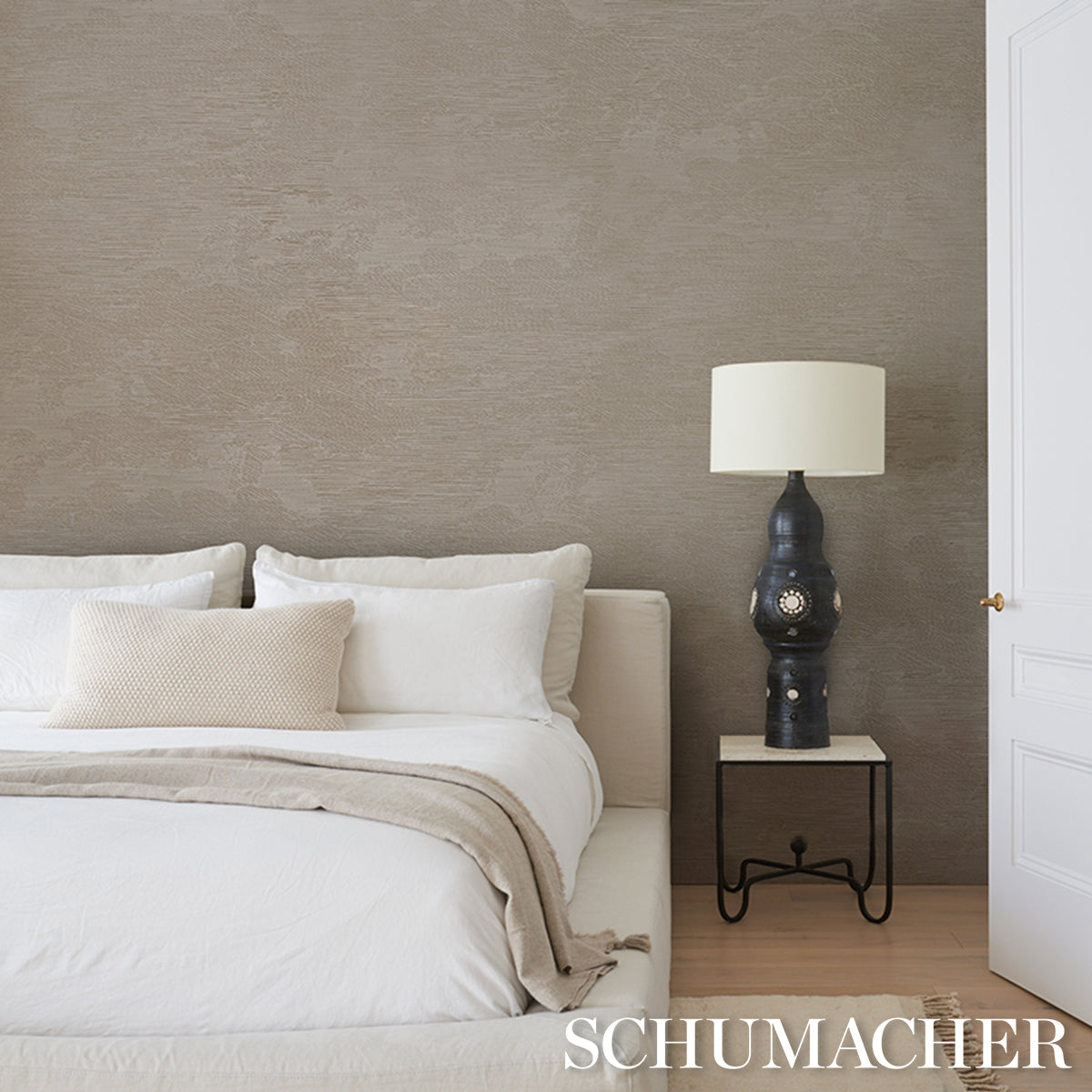 Purchase 5016570 | Drifting Cloudscape, Golden Hour - Schumacher Wallpaper