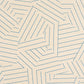 Purchase 5016581 | Deconstructed Stripe Sisal, Cobalt - Schumacher Wallpaper