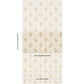 Purchase 5016640 | Corail Leaf Trellis, Champagne - Schumacher Wallpaper