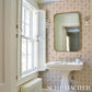 Purchase 5016642 | Corail Leaf Trellis, Blush - Schumacher Wallpaper