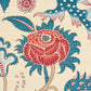 Purchase 5016691 | Sinhala Sisal, Rouge & Indigo - Schumacher Wallpaper