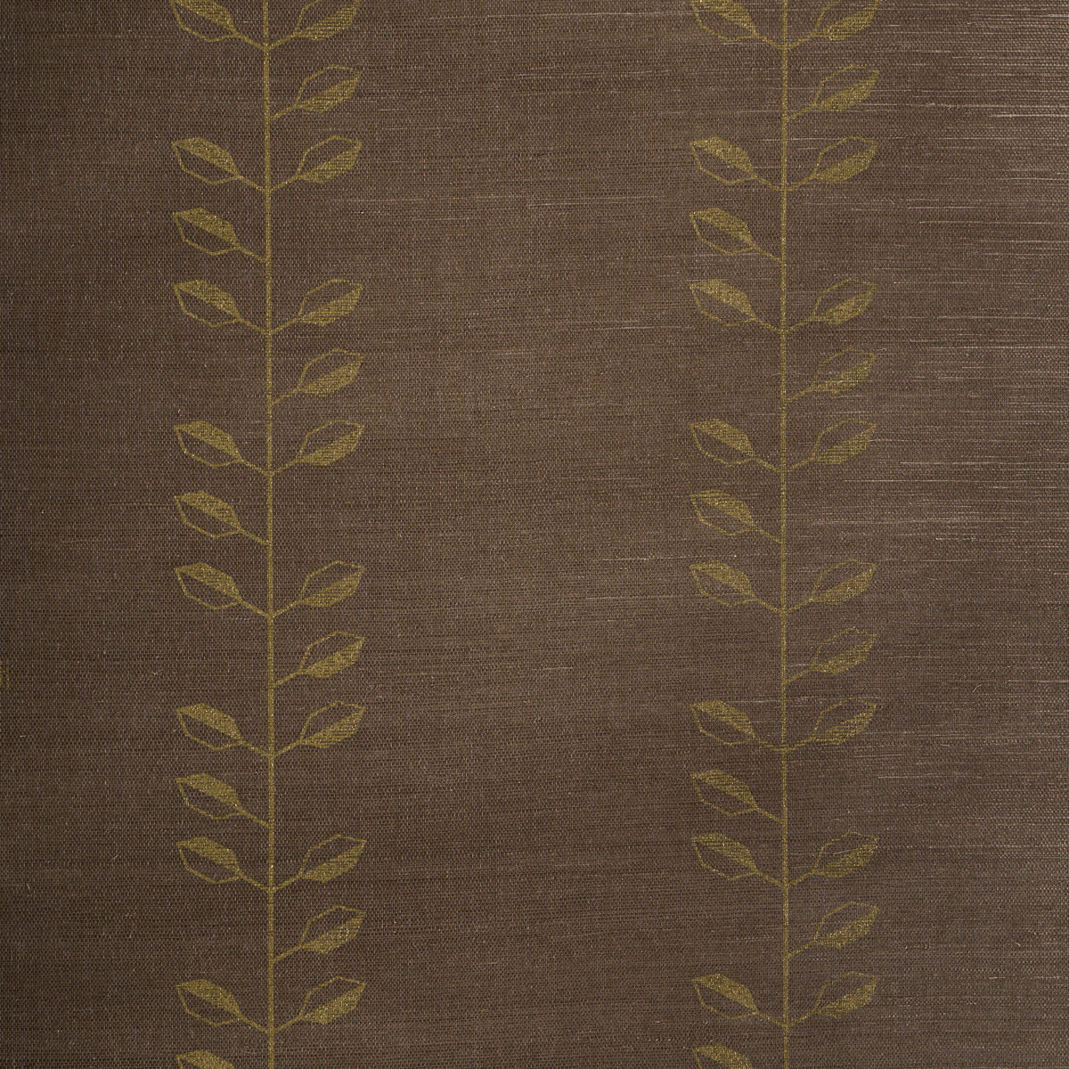 Purchase 5016701 | Geo Leaf Sisal, Metallic Gold & Sepia - Schumacher Wallpaper