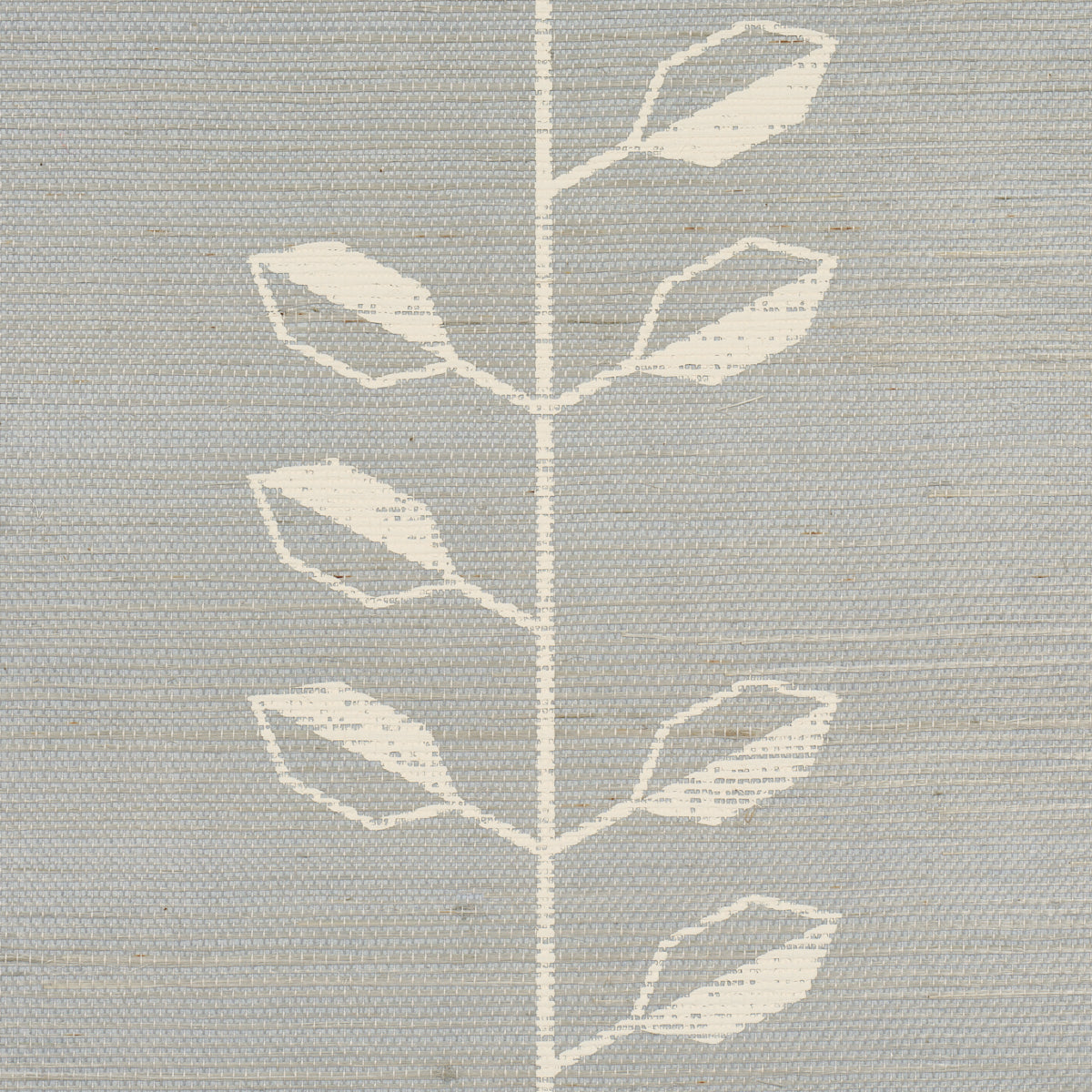 Purchase 5016702 | Geo Leaf Sisal, Mineral & Ivory - Schumacher Wallpaper