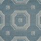 Purchase 5016730 | Beveled Frame Sisal, Denim - Schumacher Wallpaper