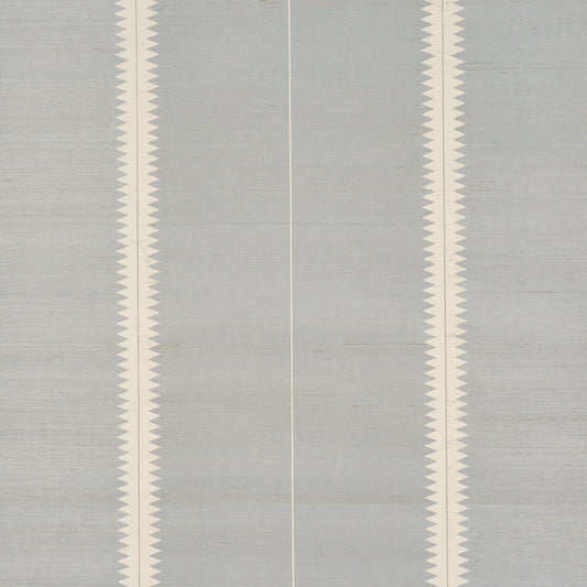 Purchase 5016740 | Bristle Stripe Sisal, Mineral - Schumacher Wallpaper