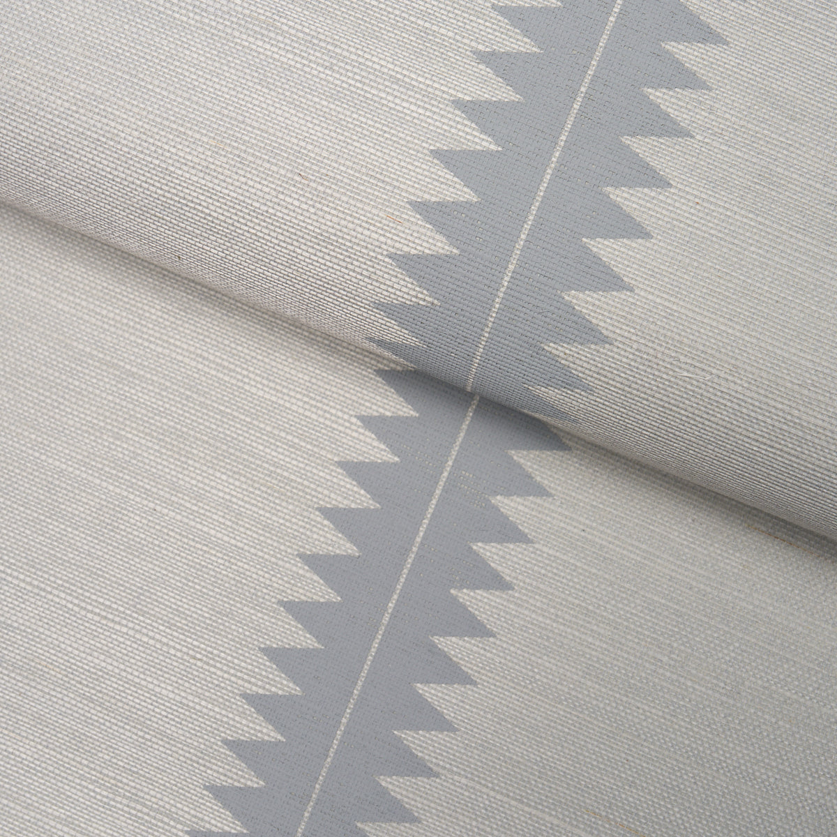 Purchase 5016741 | Bristle Stripe Sisal, Dove - Schumacher Wallpaper