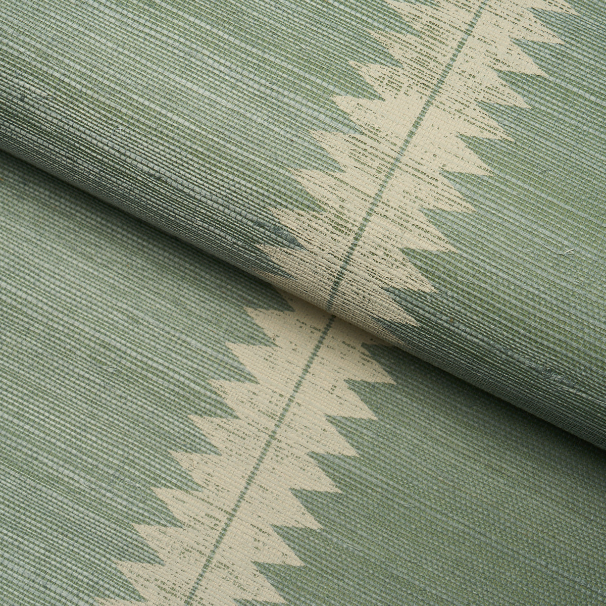 Purchase 5016742 | Bristle Stripe Sisal, Seaglass - Schumacher Wallpaper