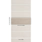 Purchase 5016750 | Checkered Stripe Sisal, Flax - Schumacher Wallpaper