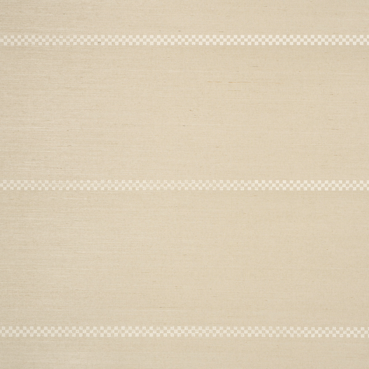 Purchase 5016751 | Checkered Stripe Sisal, Birch - Schumacher Wallpaper