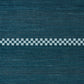 Purchase 5016752 | Checkered Stripe Sisal, Peacock - Schumacher Wallpaper