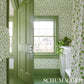 Purchase 5016770 | Celia Clover, Ivory - Schumacher Wallpaper