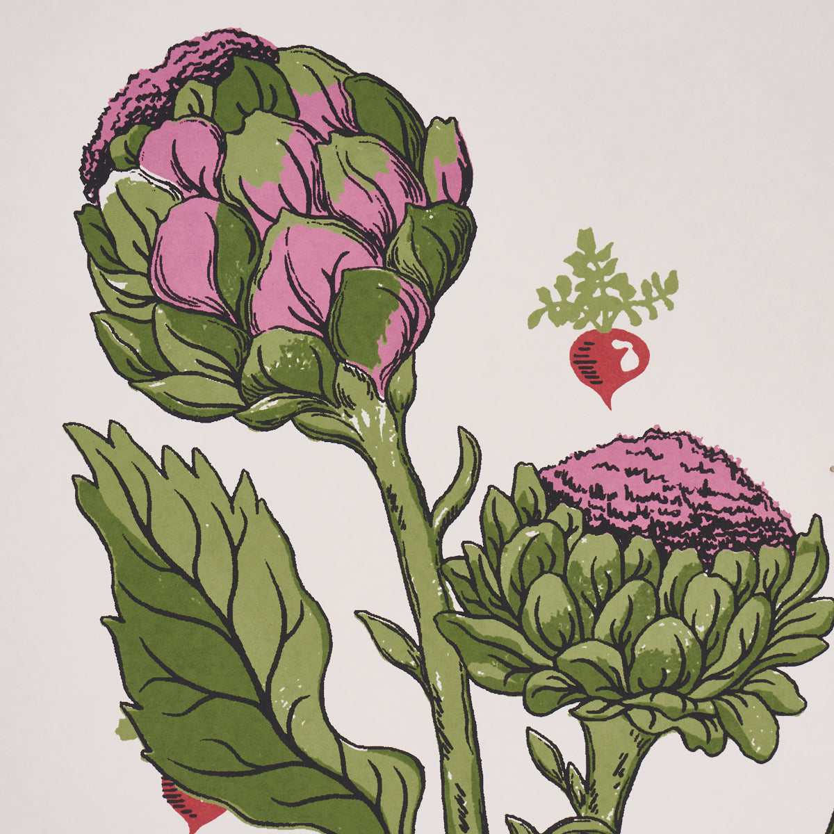 Purchase 5016780 | Green Grocer, Multi - Schumacher Wallpaper