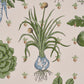 Purchase 5016781 | Green Grocer, Parchment - Schumacher Wallpaper