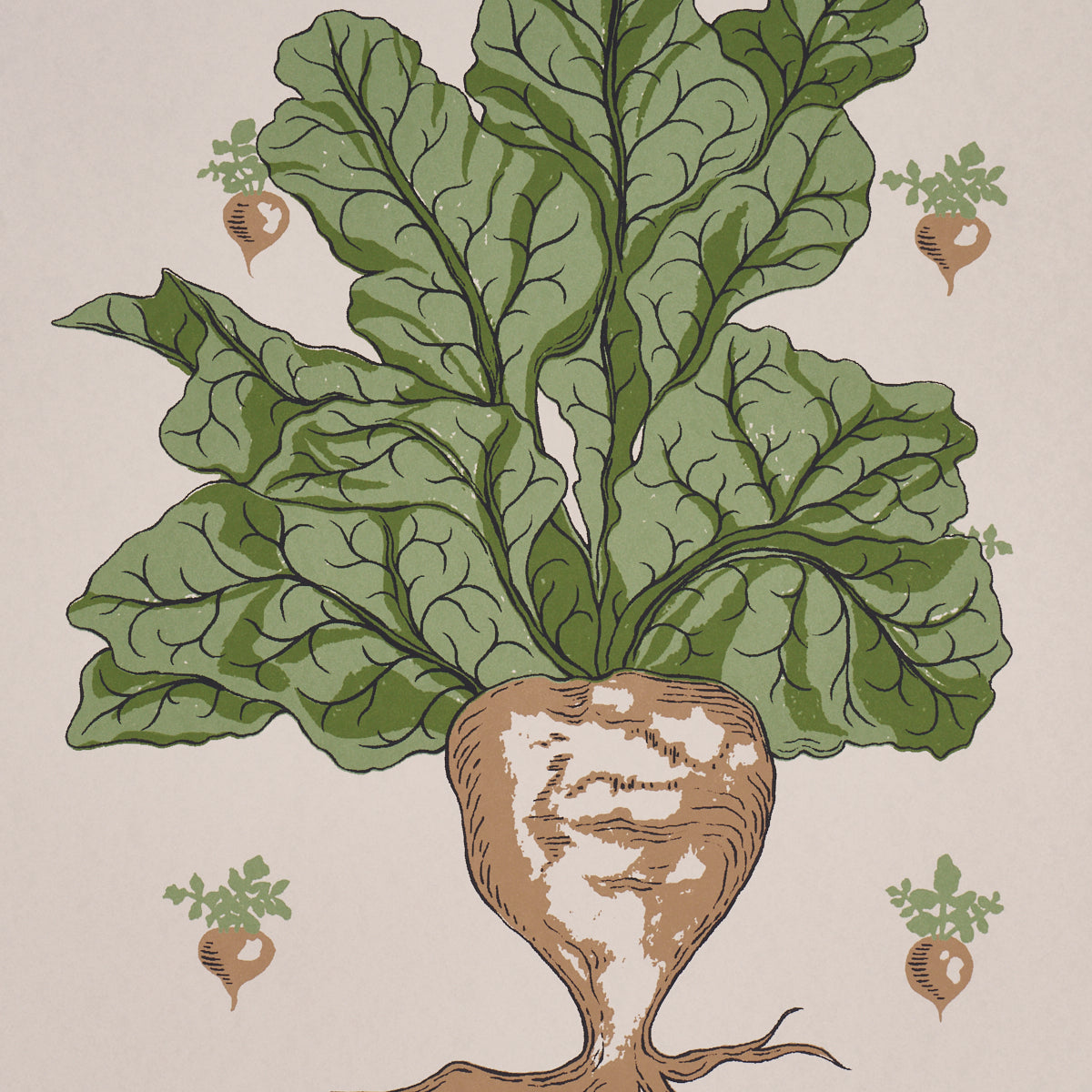 Purchase 5016781 | Green Grocer, Parchment - Schumacher Wallpaper