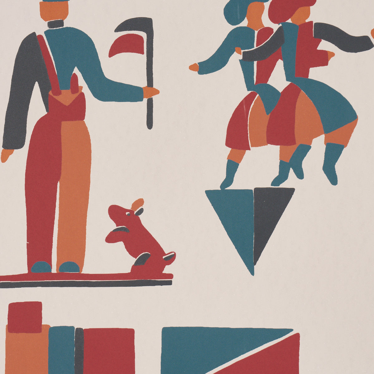 Purchase 5016790 | Vally Circus, Multi - Schumacher Wallpaper